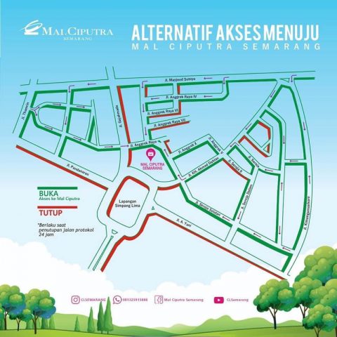 Alternatif Akses Menuju Mal Ciputra Semarang